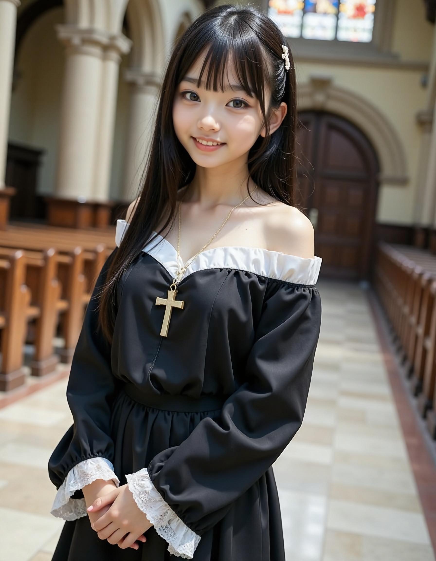 大聖堂のシスター見習い⛪