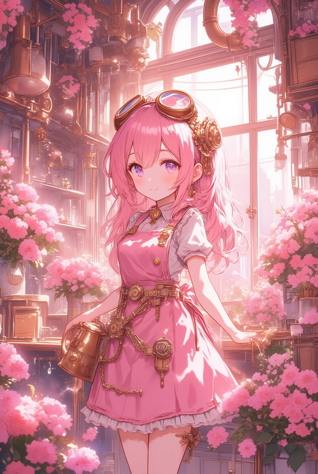 スチームピンクなお花屋さん