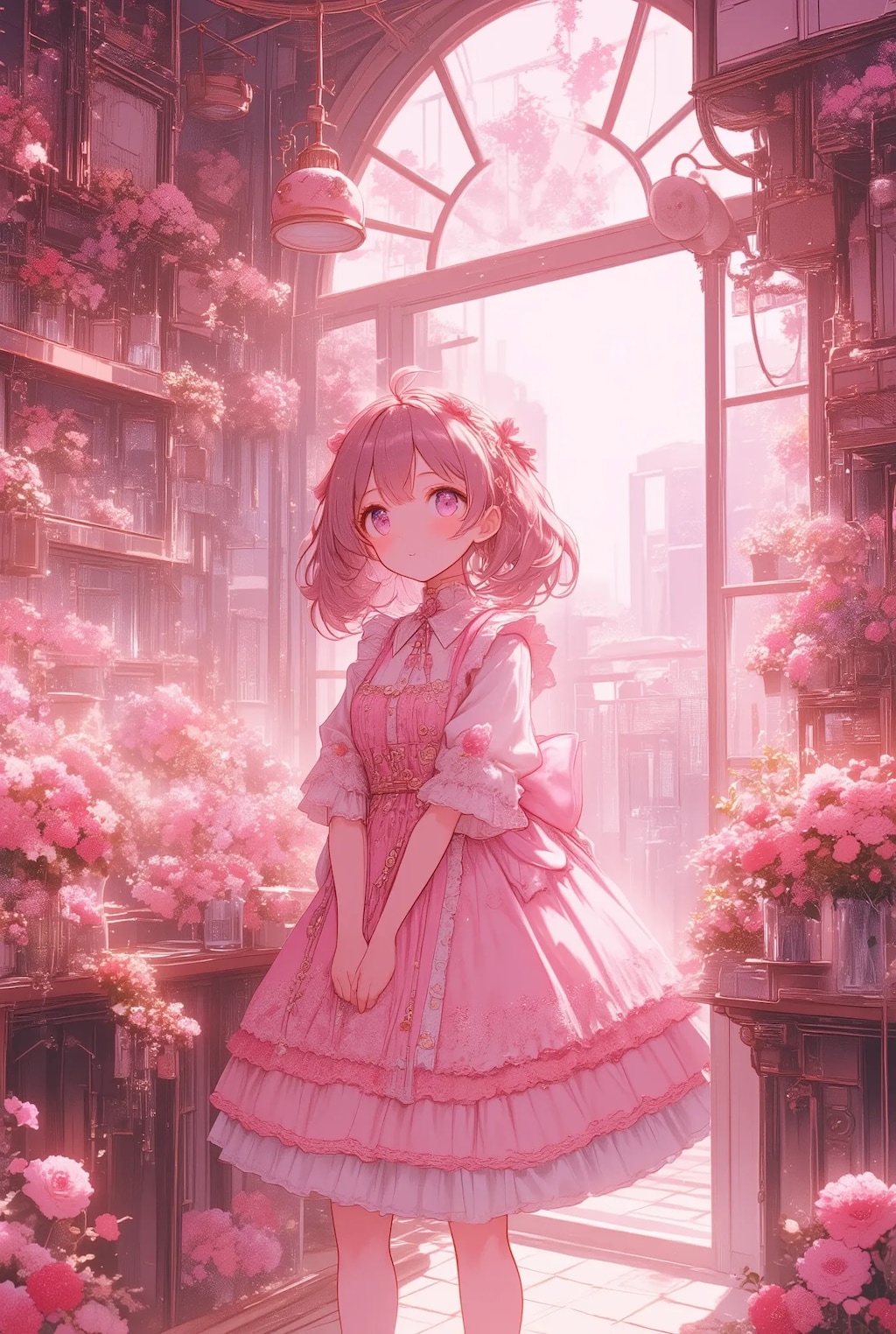 スチームピンクなお花屋さん