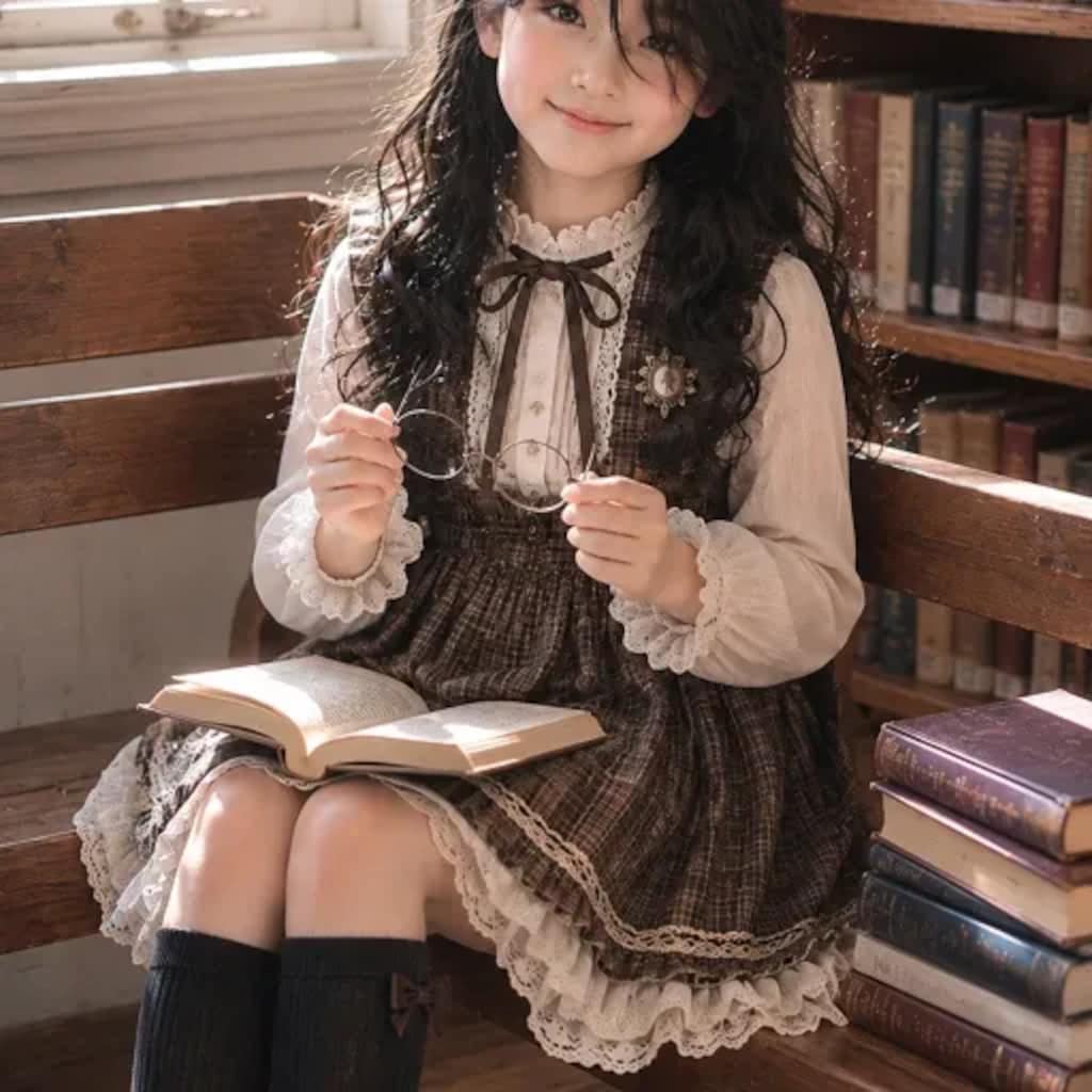 メガネの司書さん