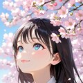 桜と少女 11枚目