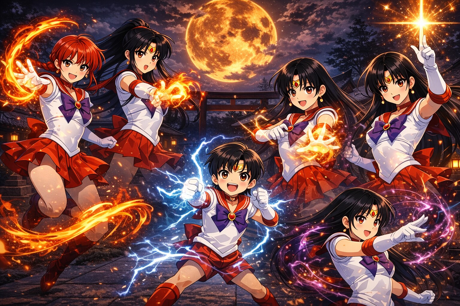 火野神社の戦士たち