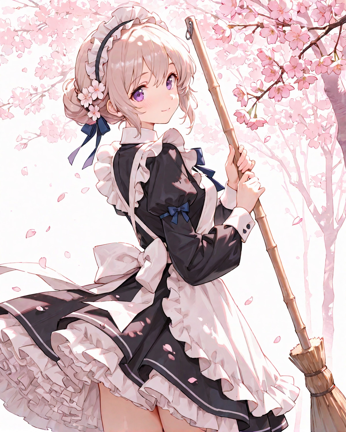 お掃除メイドさん | の人気AIイラスト・グラビア