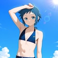 ガンダムビルドファイターズ　イオリ・セイ　水着 10枚目