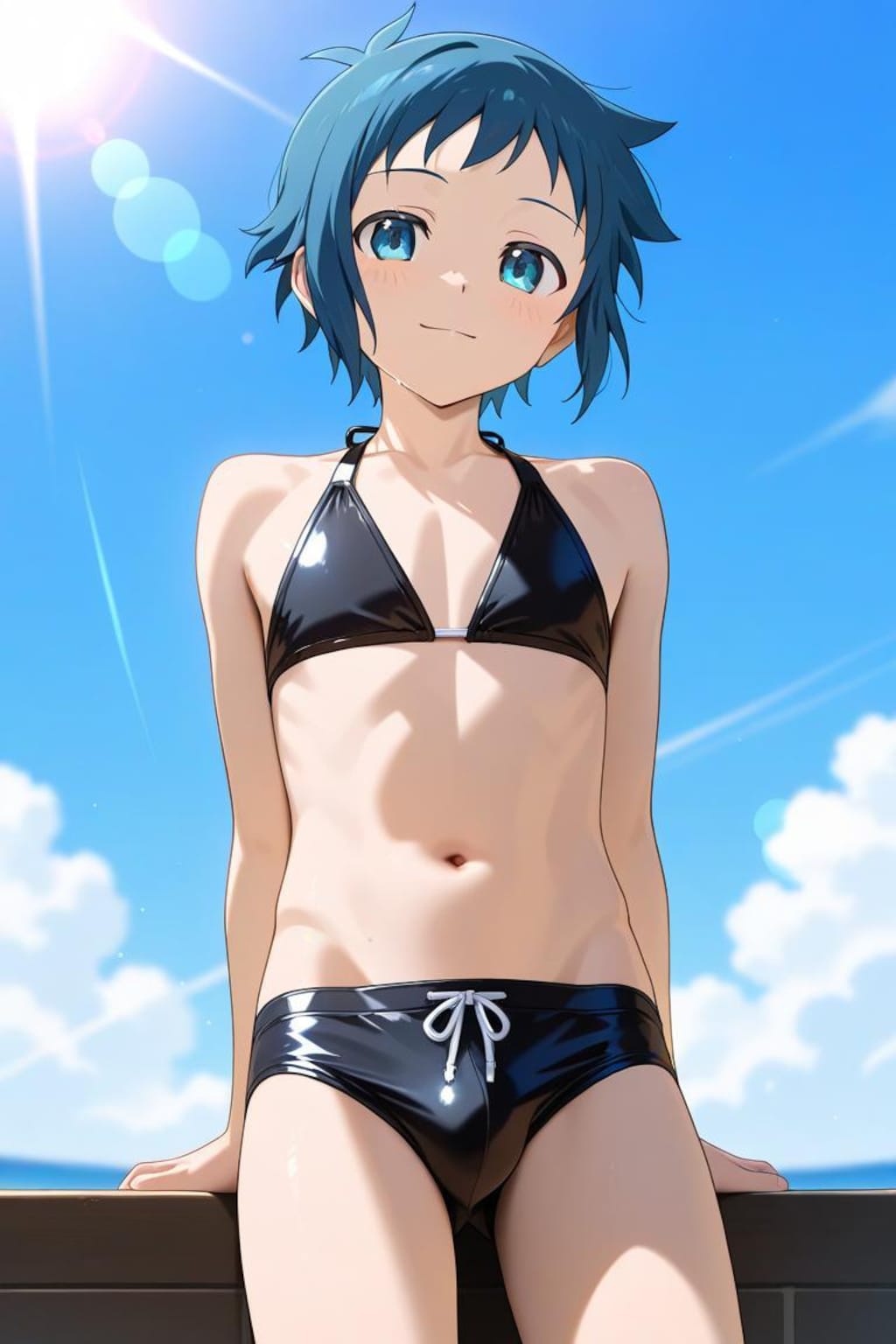 ガンダムビルドファイターズ　イオリ・セイ　水着