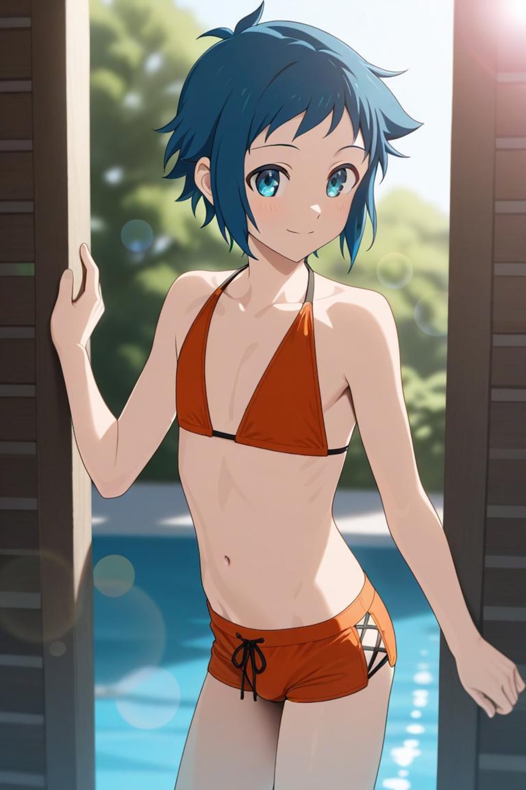 ガンダムビルドファイターズ　イオリ・セイ　水着