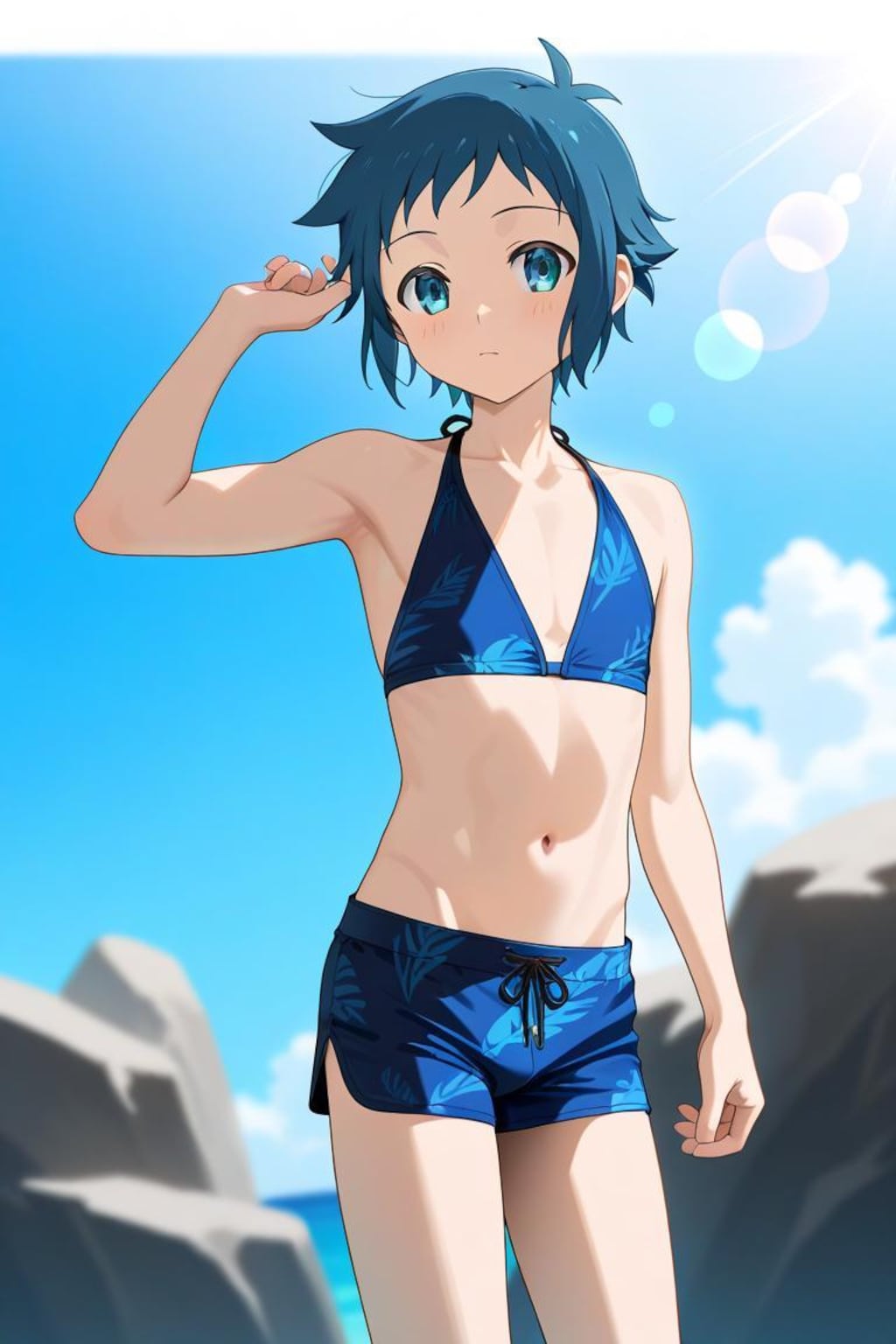 ガンダムビルドファイターズ　イオリ・セイ　水着