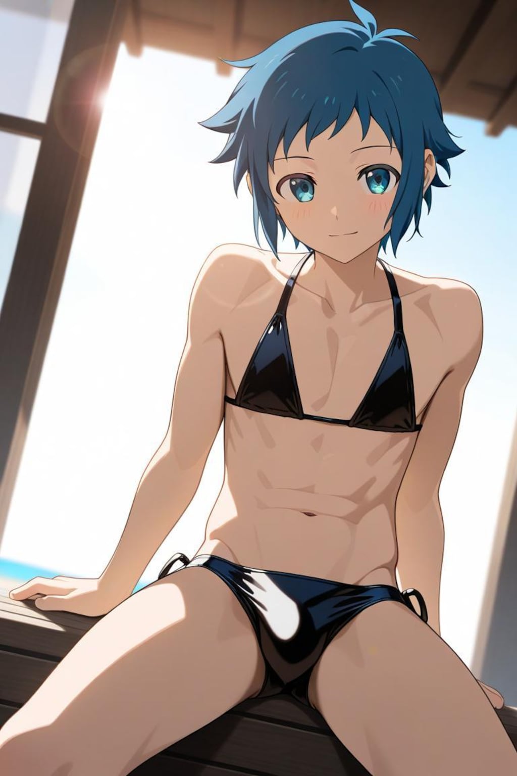 ガンダムビルドファイターズ　イオリ・セイ　水着