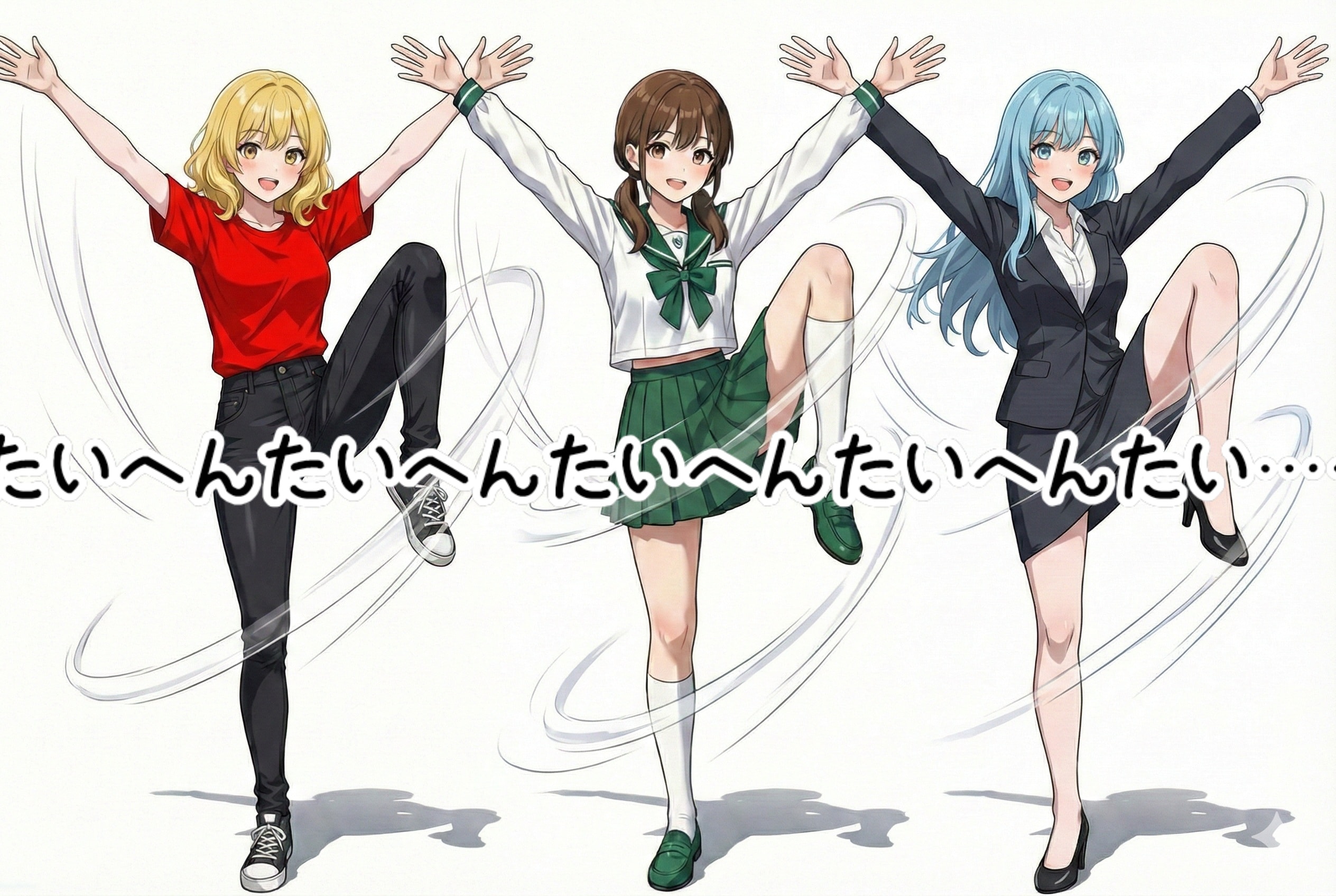 へん(な)た(たか)いダンスバトル | の人気AIイラスト・グラビア