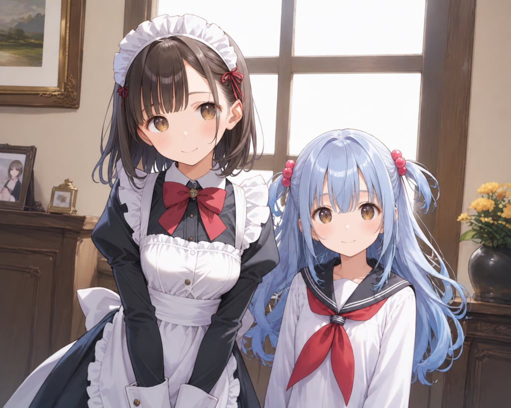 璃乃ちゃんと美咲ちゃん