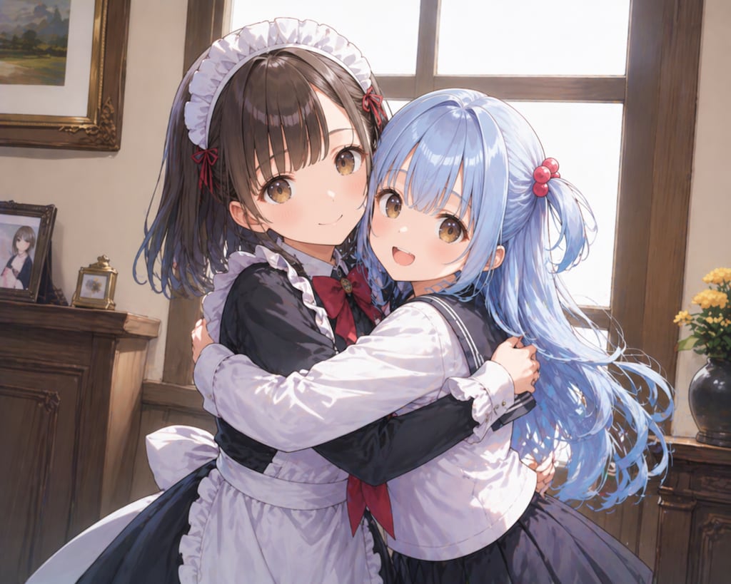 璃乃ちゃんと美咲ちゃん