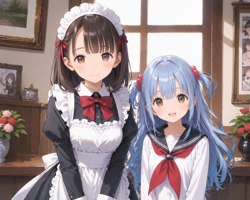 璃乃ちゃんと美咲ちゃん