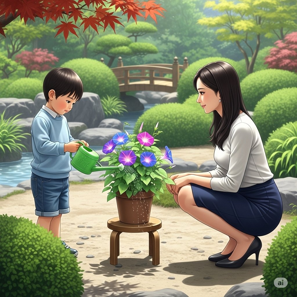 朝顔 | の人気AIイラスト・グラビア