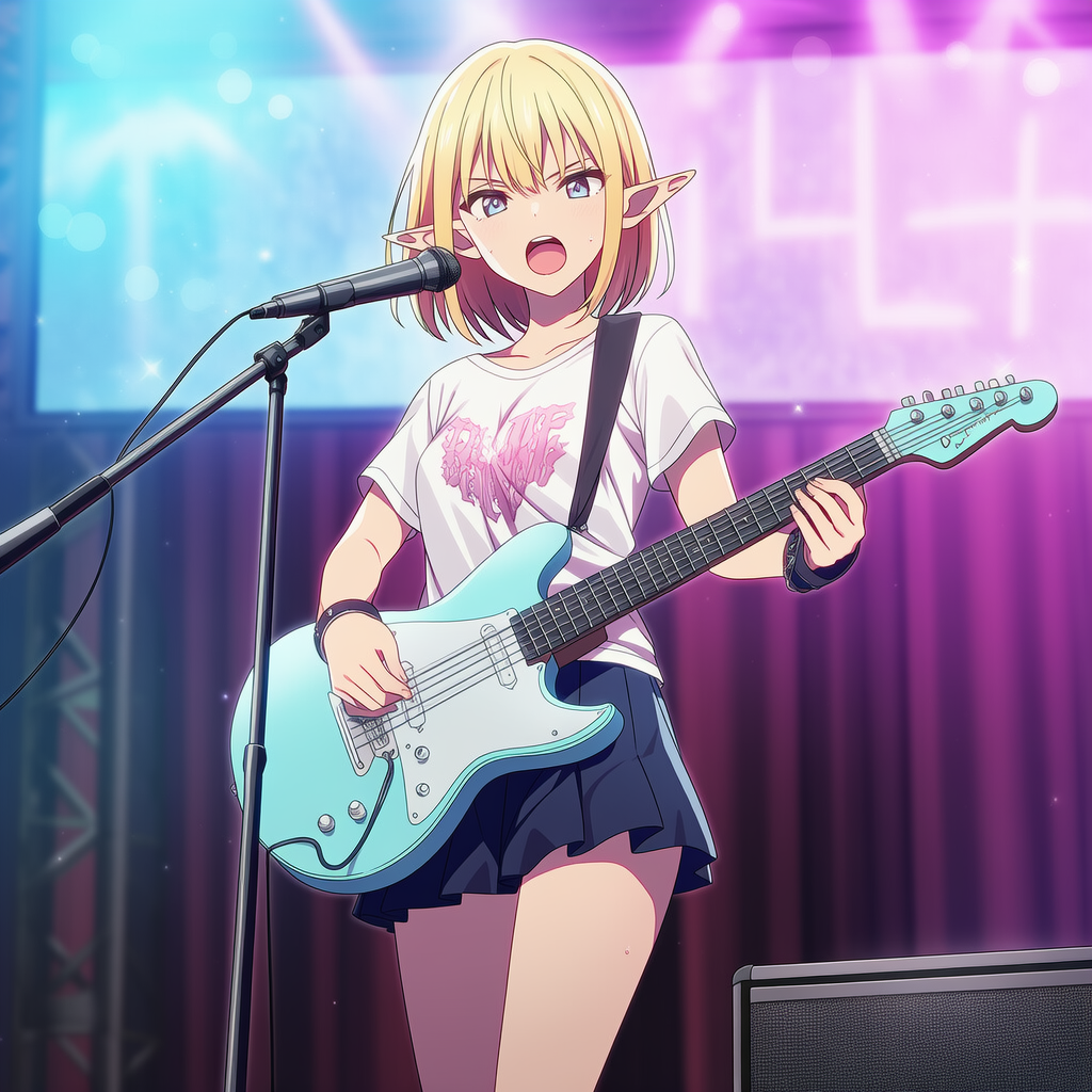 ミュージシャンデビューして割と売れたエルフ少女