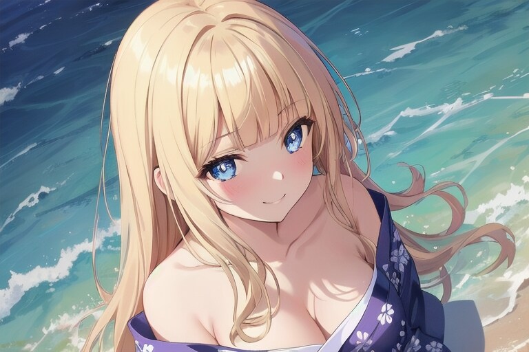 blonde hair girl test 9