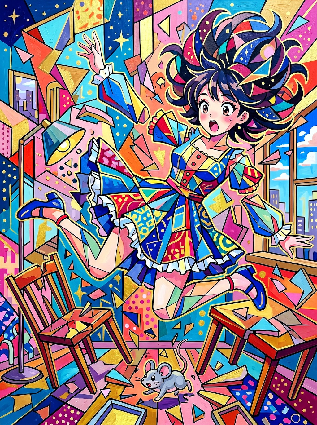 キャーッ！ねずみっ！