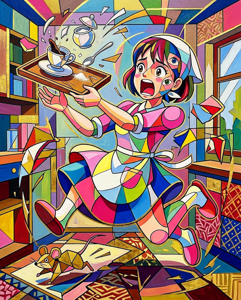 キャーッ！ねずみっ！