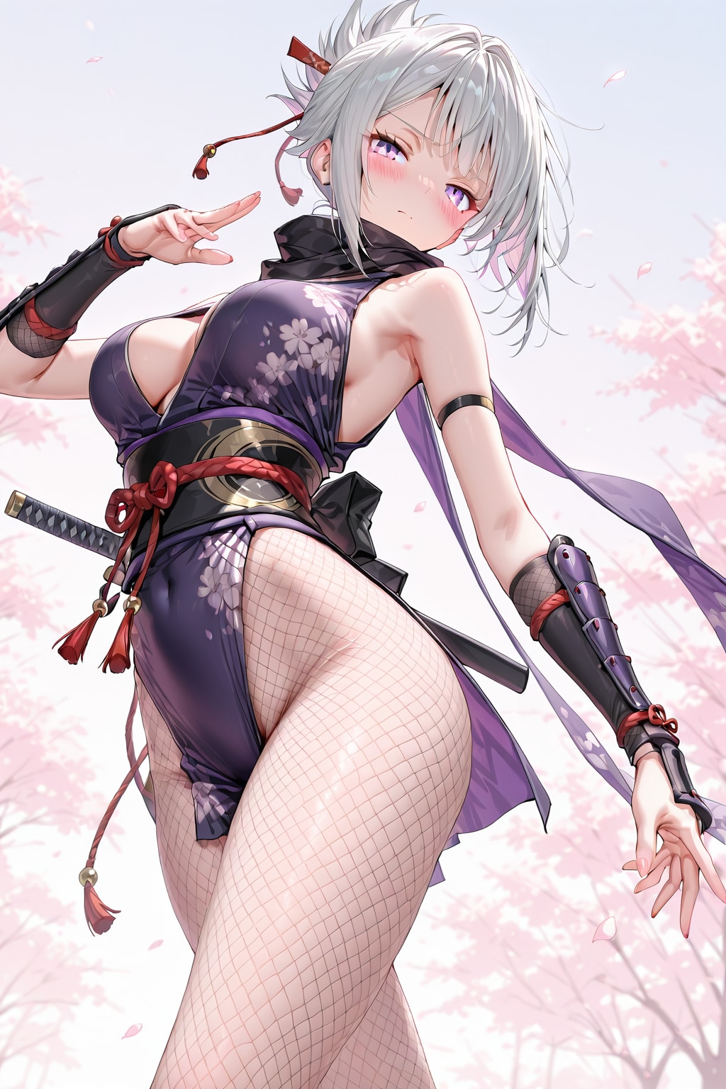 (1247)銀髪ちゃん忍者