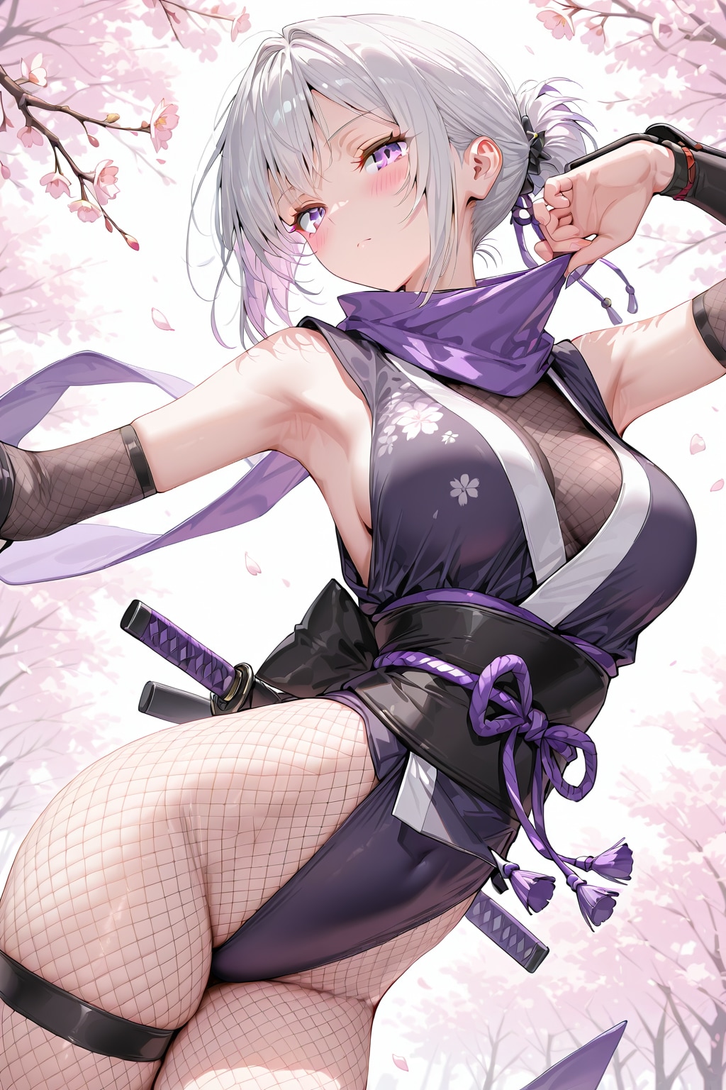 (1247)銀髪ちゃん忍者