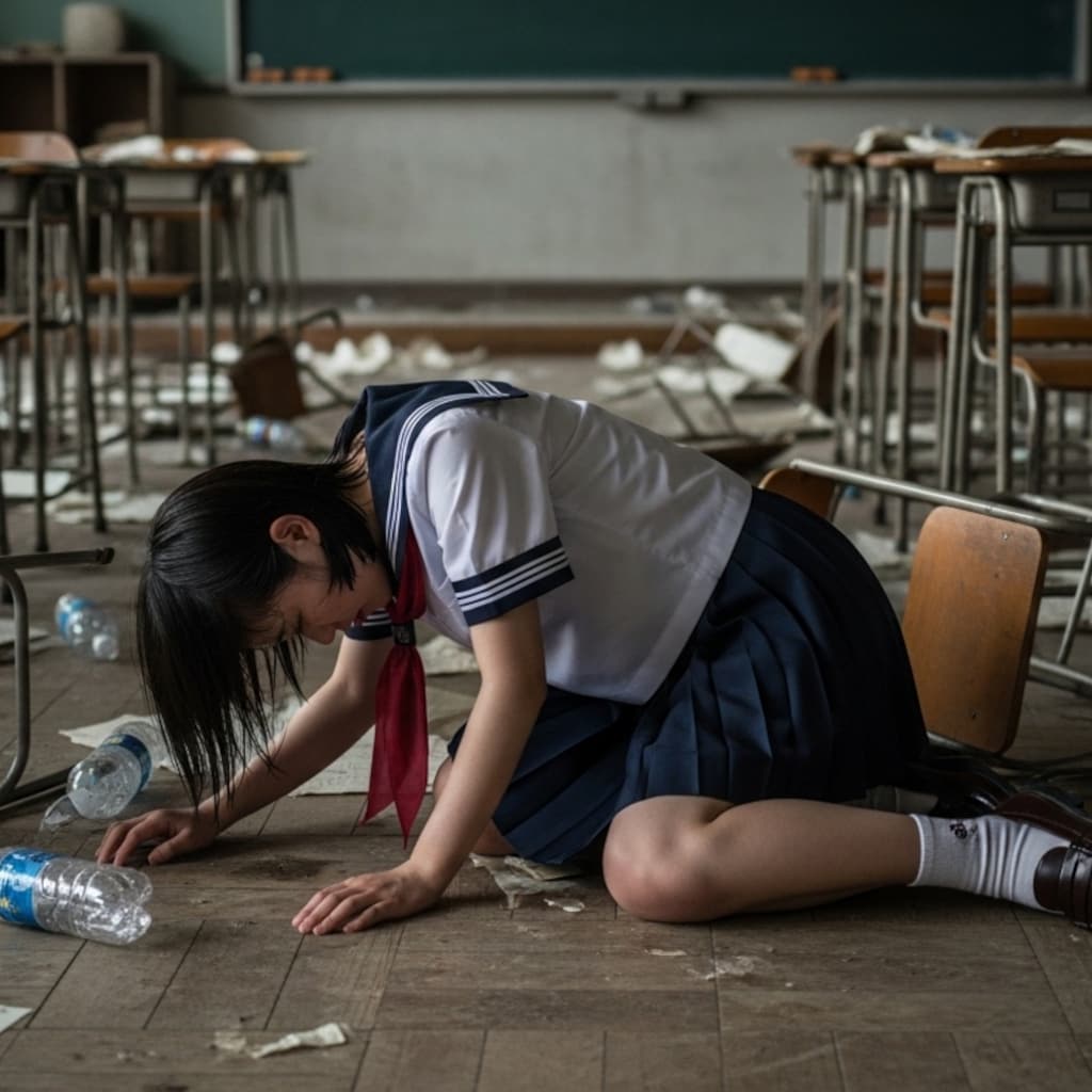 なんでこんなことに、、、（教室で）