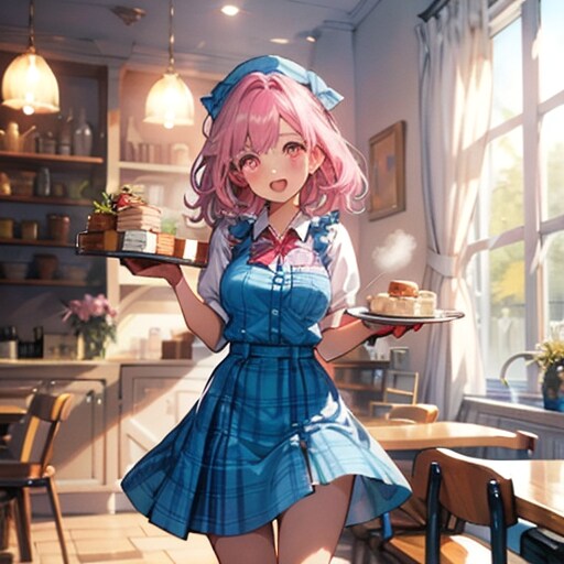 いらしゃいませ！ 窓側のお席にどうぞ | の人気AIイラスト・グラビア