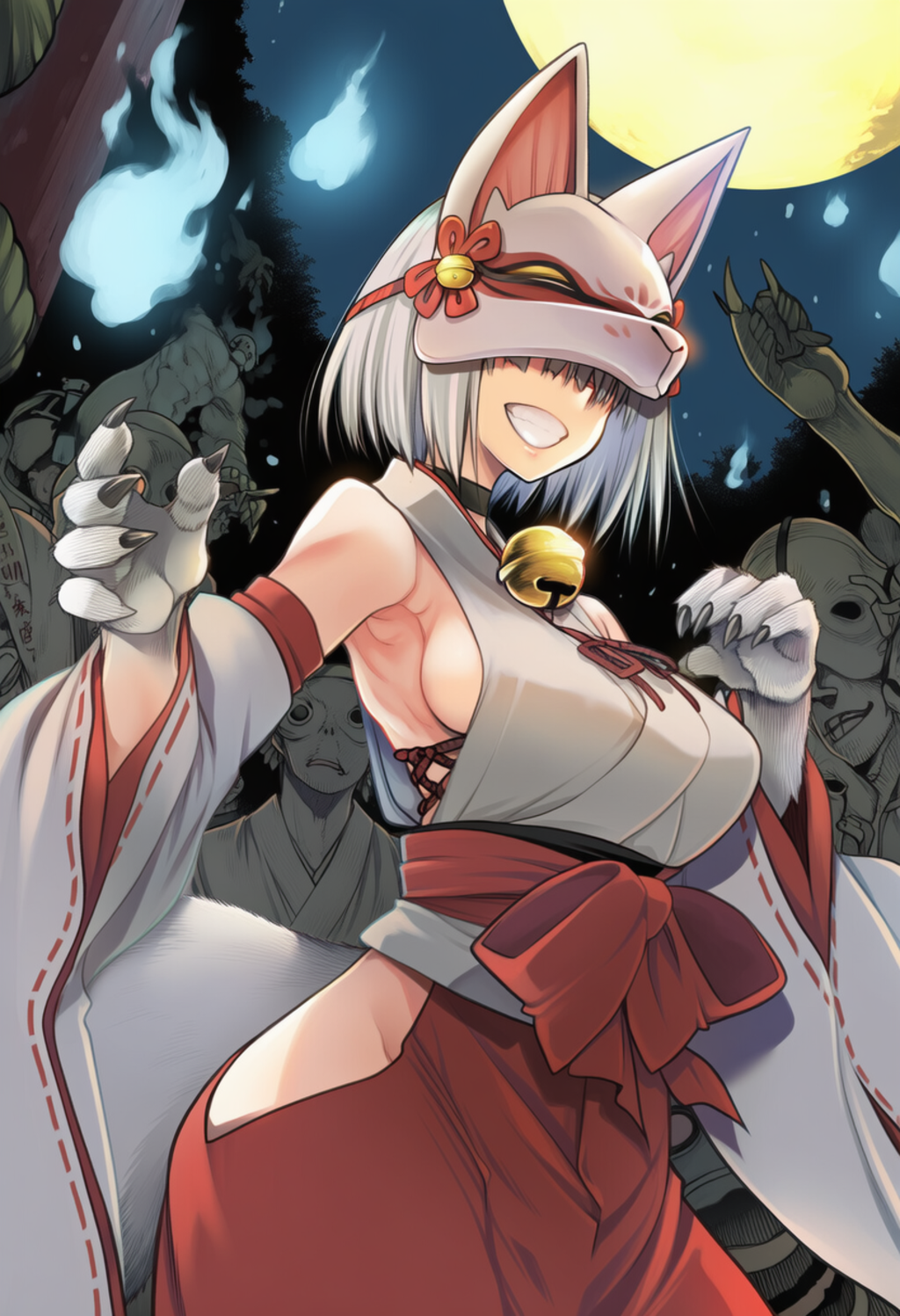 狐巫女と天使