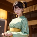 日本の祭りを楽しむ綾乃 2枚目