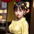 日本の祭りを楽しむ綾乃 7枚目