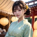 日本の祭りを楽しむ綾乃 6枚目