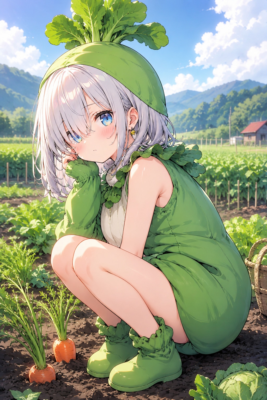 野菜の妖精 | の人気AIイラスト・グラビア