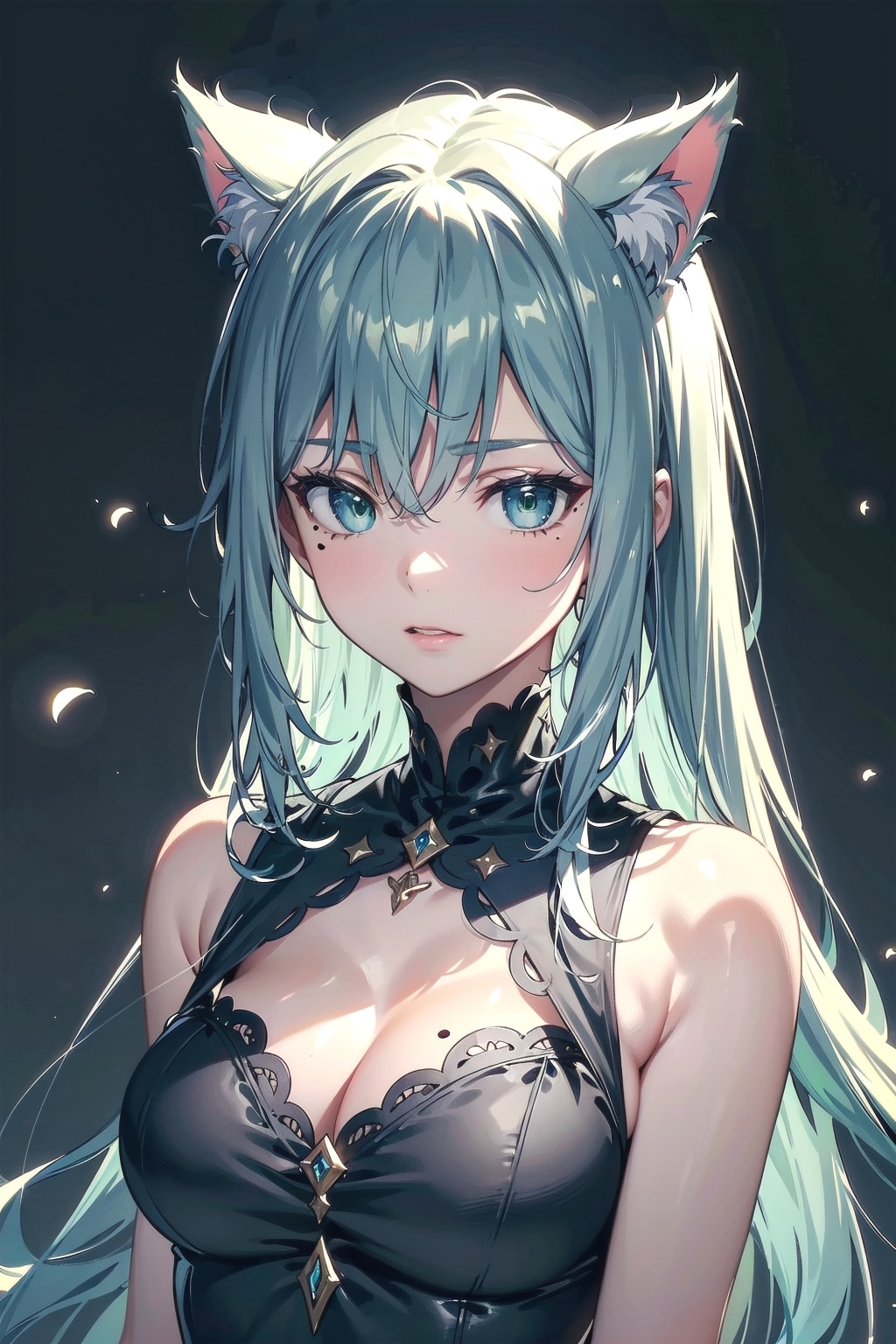 泣きぼくろ…と❓🐱✨