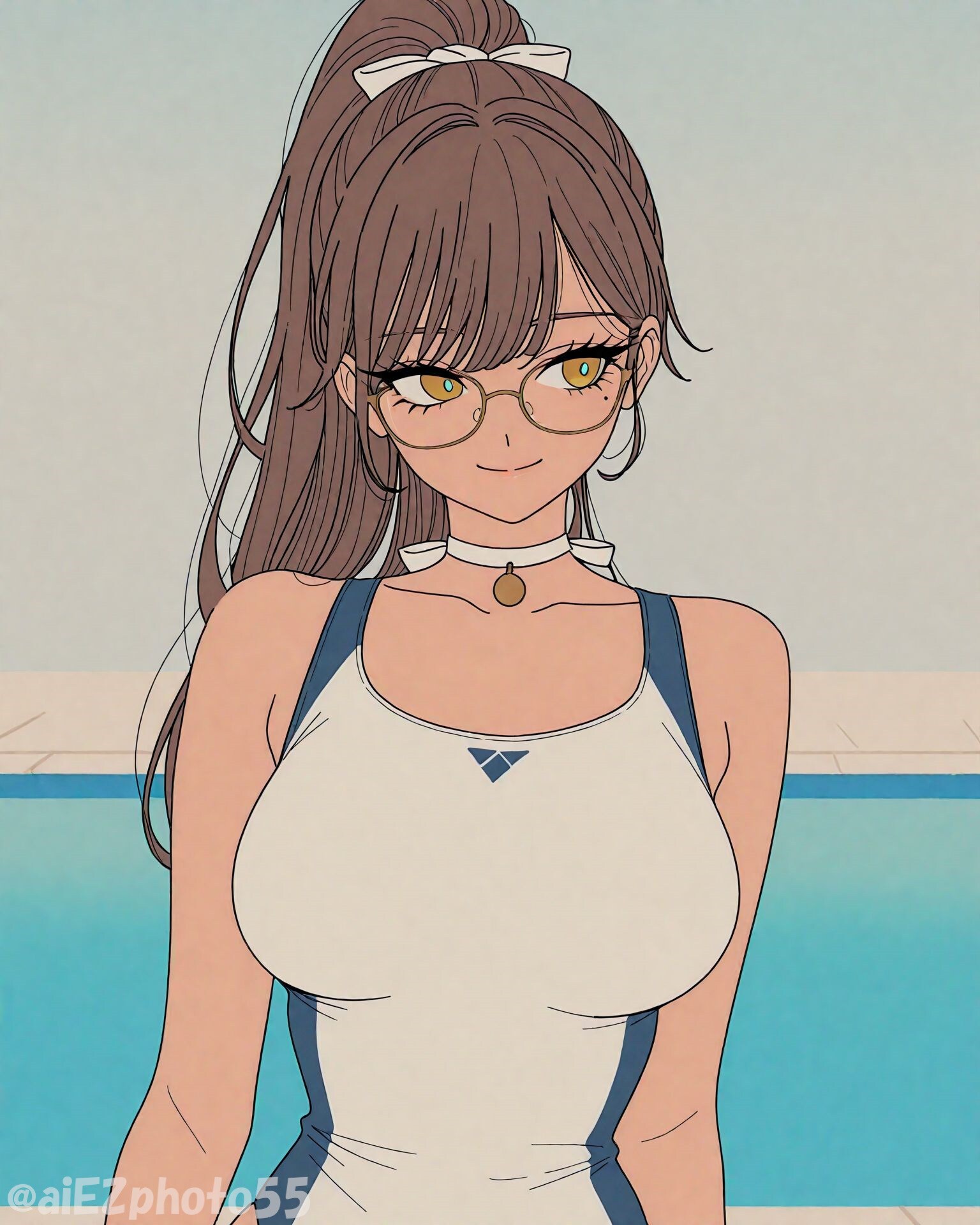 プールのサラさん2