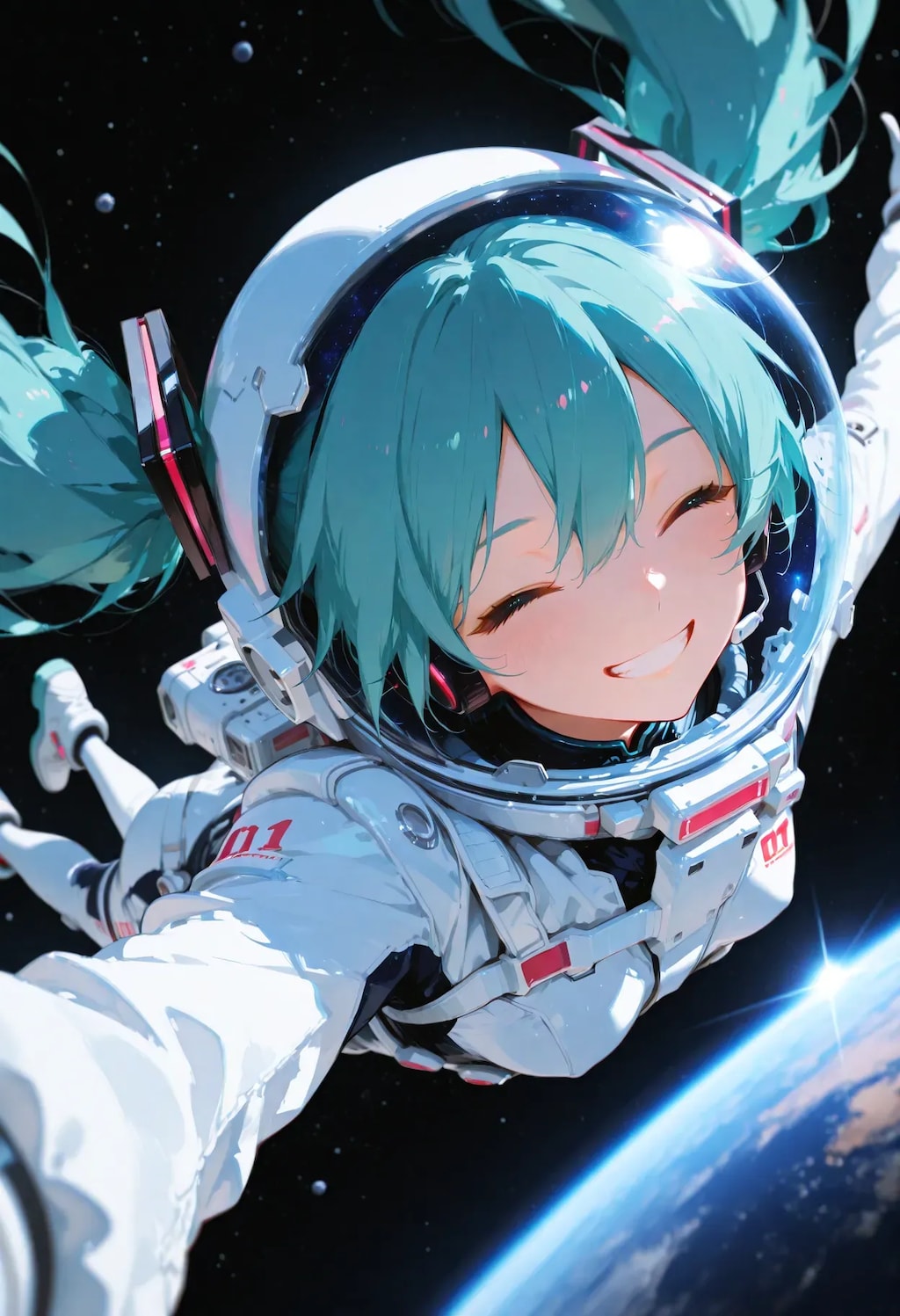 ミクさん、ソラ（宇宙）へ