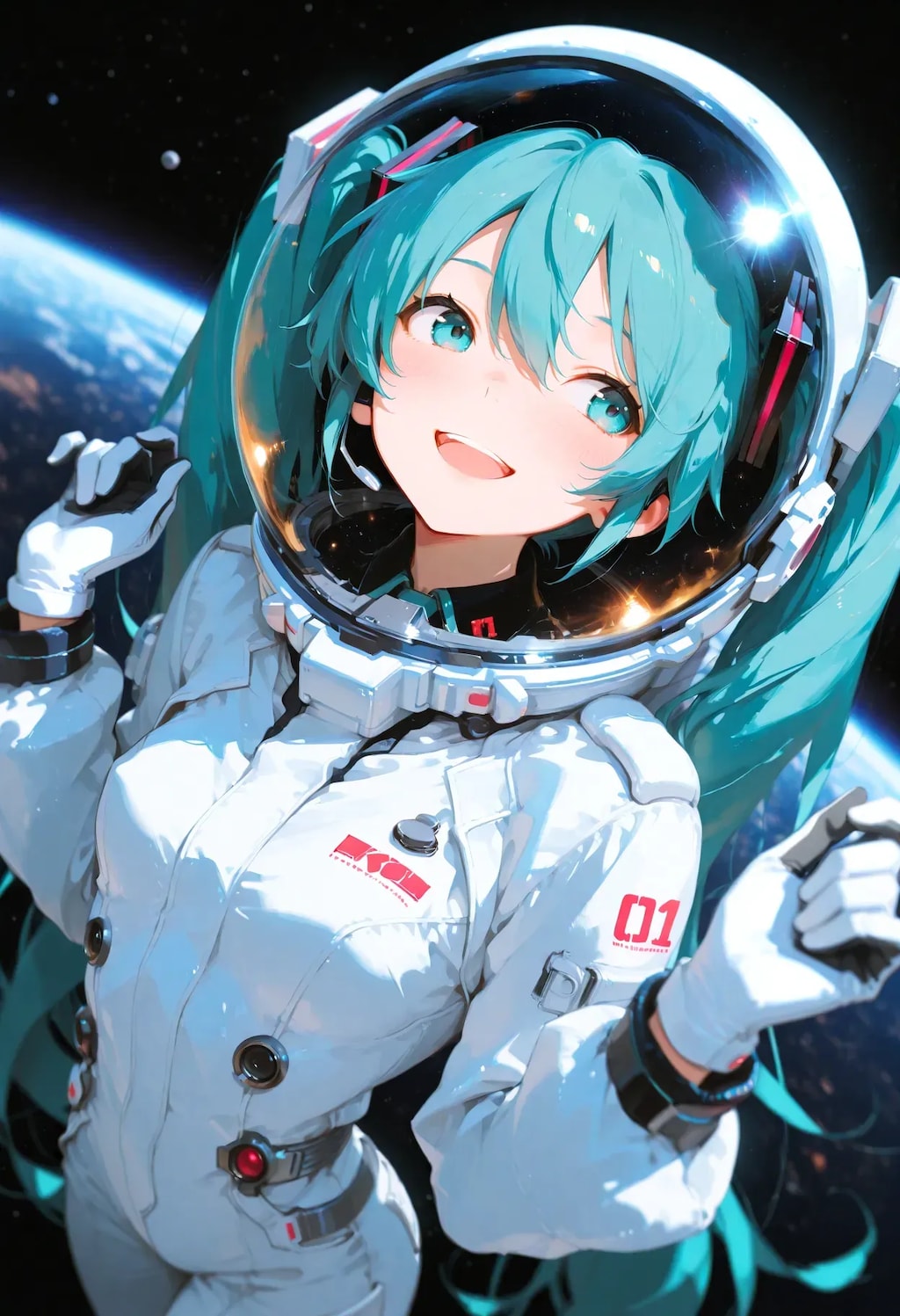 ミクさん、ソラ（宇宙）へ