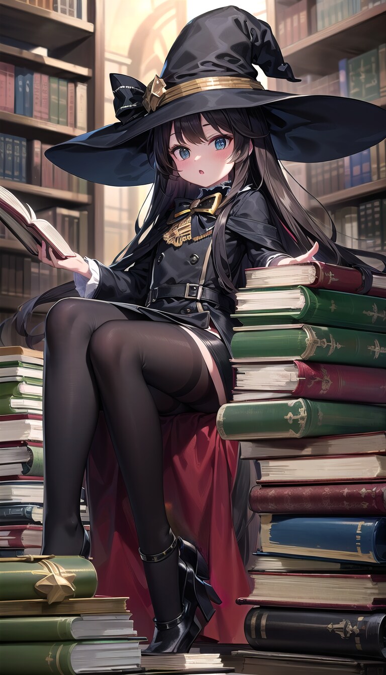 うちの子、呪文勉強中