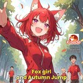 狐娘と秋のジャンプ 11枚目