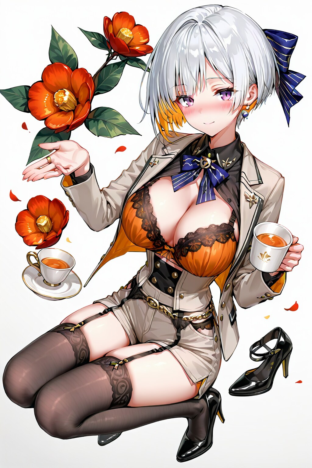 秋をイメージした弊社キャラクター【けい あいな】