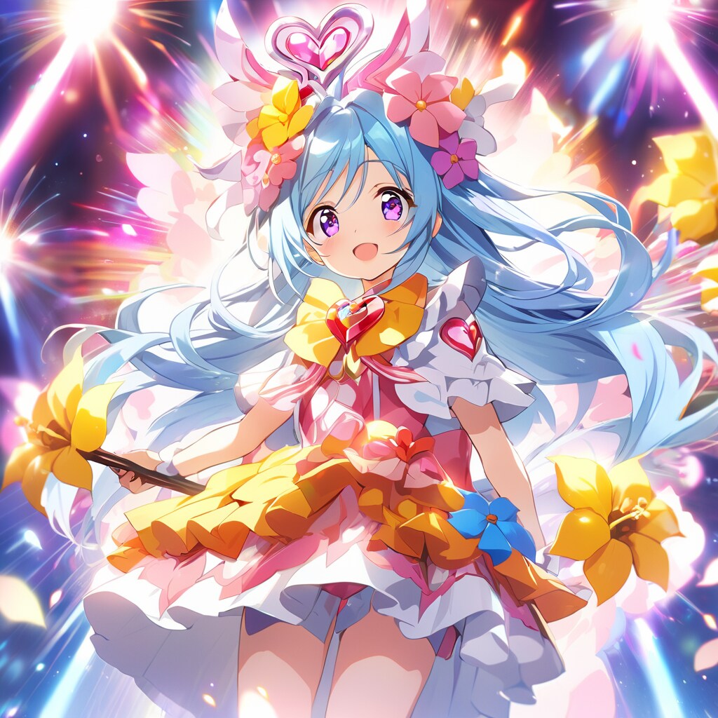 フラワーハートプリキュア・キュアミスト | の人気AIイラスト・グラビア