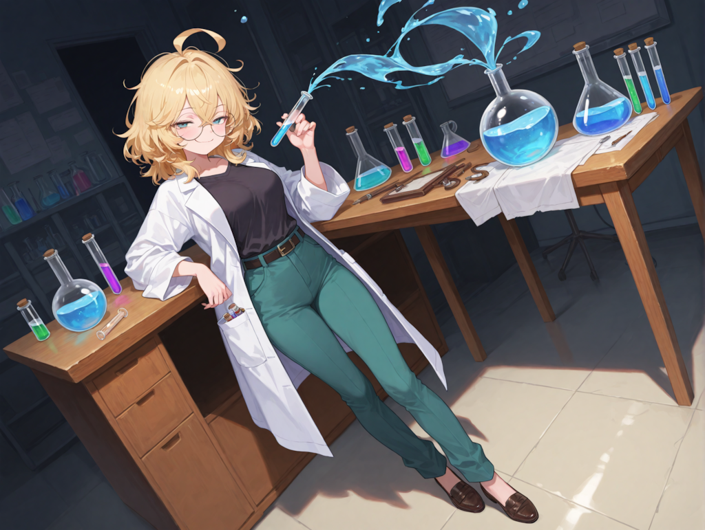 オーダーメイドのドリンク制作中…