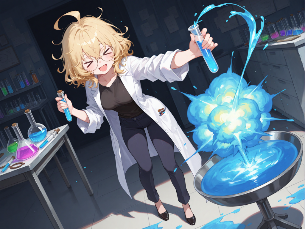 オーダーメイドのドリンク制作中…