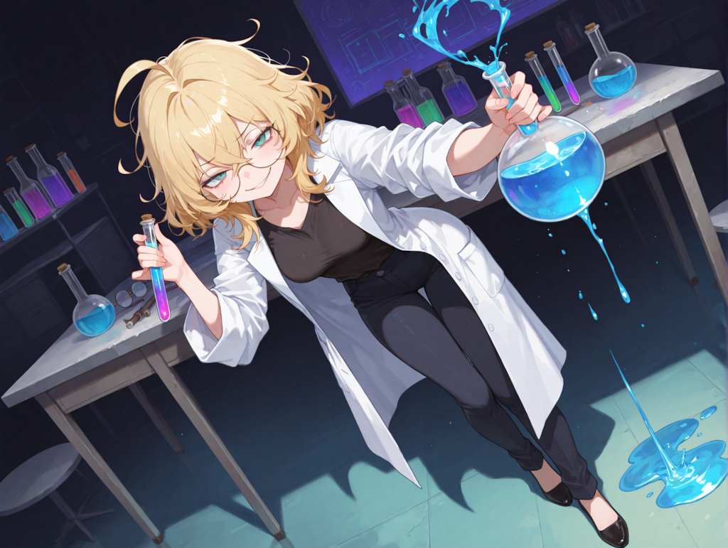 オーダーメイドのドリンク制作中…