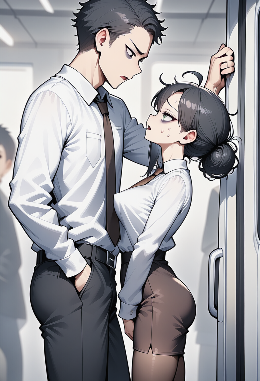 弟に睨まれると崩れる姉
