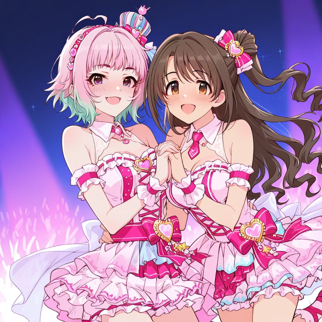 島村卯月＆夢見りあむのライブ
