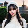 ニットでポロリ 4枚目