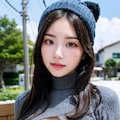 ニットでポロリ 9枚目