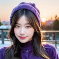 ニットでポロリ 2枚目