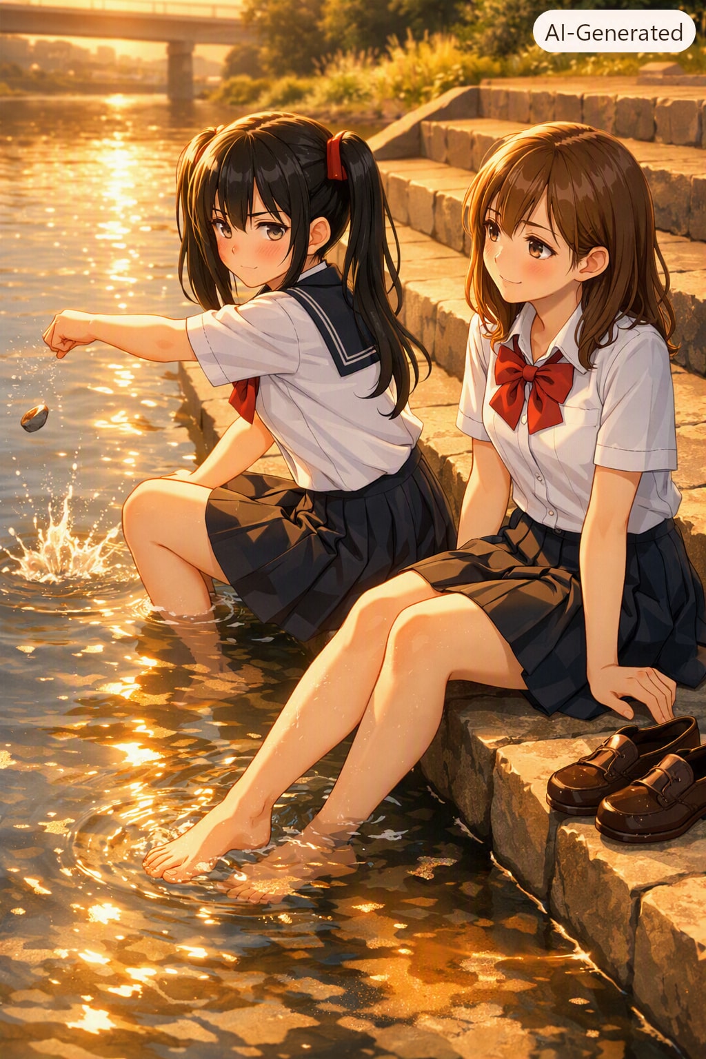 夕涼み（水の日　03）