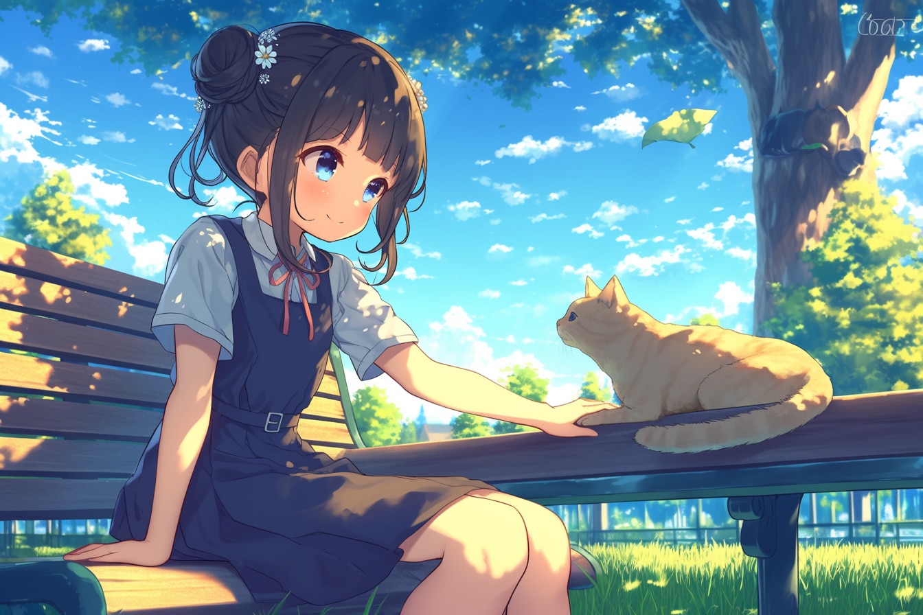 猫🐈とおだんごちゃん🍡✨202 | の人気AIイラスト・グラビア