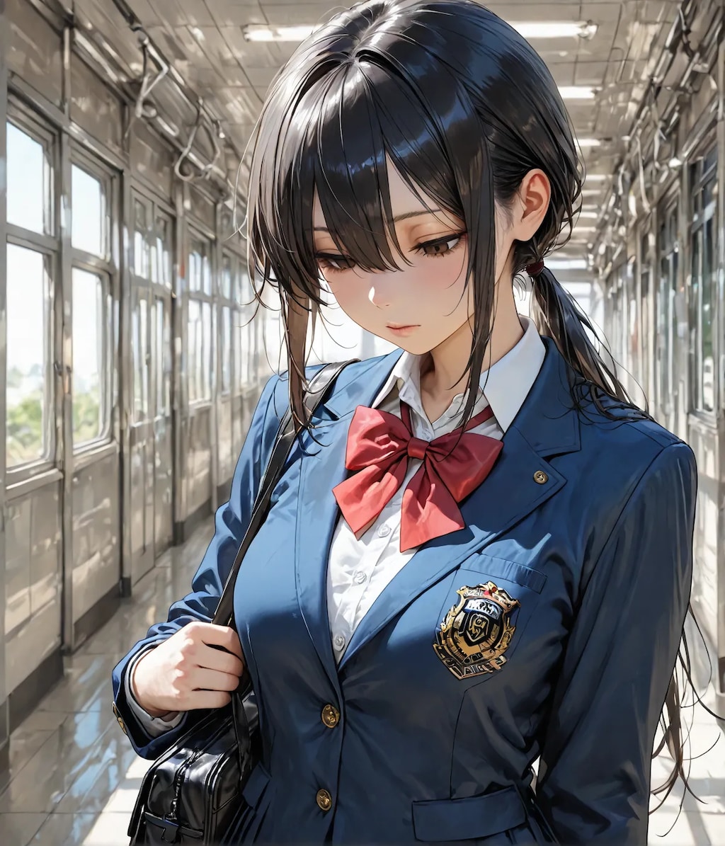 いつも教室の隅っこで目立たないあの子🤔