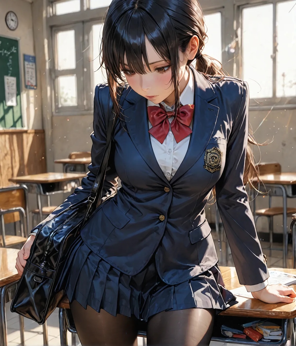 いつも教室の隅っこで目立たないあの子🤔